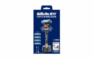 Feng Yin 5 Jisun 1 держатель для ножей с 4 сменными лезвиями и подставкой Gillette