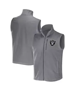 Мужская полярная флисовая безрукавка на молнии из коллекции NFL x Darius Rucker Collection by Gray, Las Vegas Raiders Fanatics