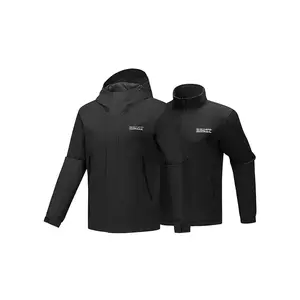 Ветровка мужская Waterproof And Breathable Skechers, carbon черный/0018