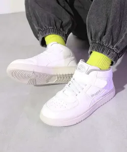 Детские кроссовки средней высоты с мягкой стелькой и нескользящей подошвой, коллекция весна/лето 2026 Devirock, цвет 001-White