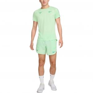 Rafa Challenger мужская теннисная майка с коротким рукавом Dri FIT Nike, зеленый