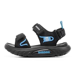 Дышащие, легкие, амортизирующие, низкие сандалии для детей BOBDOG, черный/синий