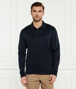 Поло Boss Orange на пуговицах, синий