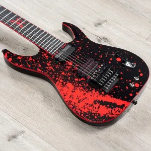 Гитара Schecter Sullivan King Banshee-7 FR-S с 7 струнами, Apocalypse & Sustainiac, Obsidian Blood