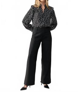 Морские брюки с широкими штанинами в черном цвете Sanctuary