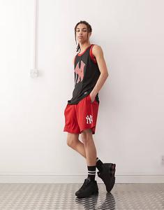 47 Brand NY Yankees шорты с логотипом в красном/белом цвете