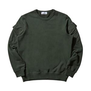 Толстовка Stone Island Solid Color Arm Patch Sweatshirt, Juniper