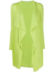 Кардиган с каскадной драпировкой Malo, зеленый