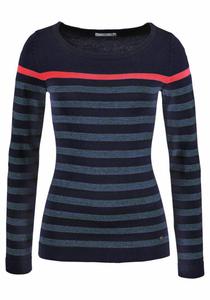 Тонкий вязаный свитер AJC Sweater, цвет night blue/dark blue/mottled blue