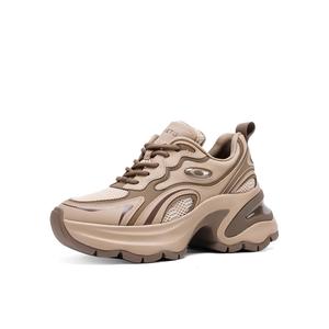 Shesrim Женские нескользящие дышащие массивные кроссовки Coffee, цвет Coffee