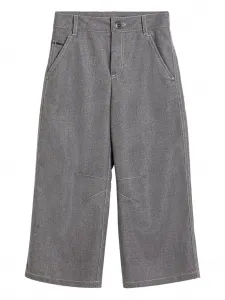 Брюки с карманами Brunello Cucinelli Kids, серый