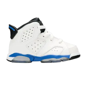 Кроссовки Air Jordan Air Jordan 6 Retro BT 'Sport Blue', белый