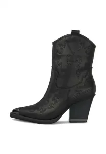 Ботильоны на высоком каблуке Alma En Pena, Black