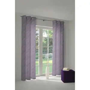 Штора Argentinian Criolla Light с люверсами, 1 шт., из 100% органического хлопка Adam, Lavendel