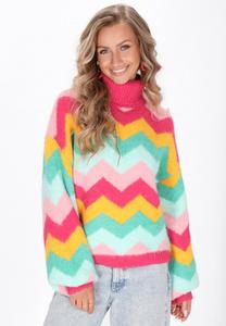 Джемпер IZIA Jumper, Pink Multicolor/Pink