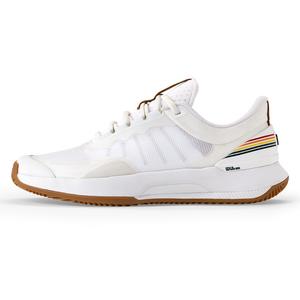 Wilson Женские профессиональные теннисные туфли Intrigue Tour Coverage Support Low Top [Эксклюзив Red Soil] Белый/Коричневый, цвет [Red Soil Exclusive]White/Brown