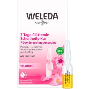 Сыворотка для лица wildrosen 7 tage glättende schönheits-kur Weleda, объем 5.6 мл