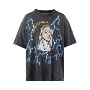 Футболка SAINT Mxxxxxx Maria Short-Sleeve Tee, Black