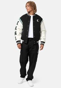 Куртка Karl Kani COLLEGE JACKET, темно-черный/белый