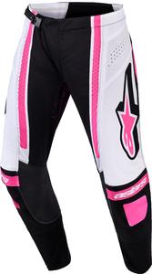 Женские мотокроссовые штаны Alpinestars stella techstar nomur розового цвета, Schwarz/Pink