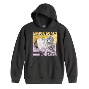 Мягкая толстовка с капюшоном для мальчиков 8-20 лет, обычная и свободная Sonoma Goods For Life, цвет black gamer