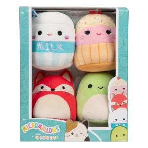 SQMM — набор из 4 плюшевых игрушек (Microallows 2,5) Squishmallows