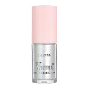 Тени для век vamp liquid Pupa Milano, snow, объем 4 мл