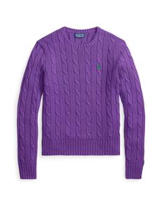 Polo Ralph Lauren Свитер в темно-фиолетовом цвете