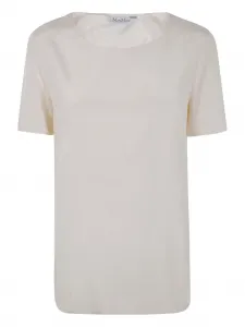 Топ с короткими рукавами MAX MARA, нейтральный