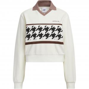 Футболка худи женская houndstooth Adidas Originals, белый