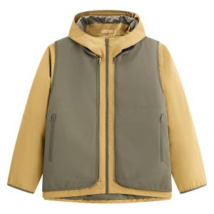 PEACEBIRD MEN Куртка мужская Avocado Oil Color 1 с капюшоном, умеренная рабочая одежда