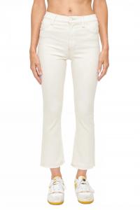 Женские джинсы Леннон с высокой посадкой укороченные клеш PISTOLA, Sand Stone