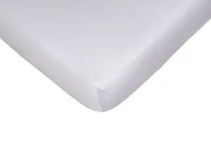 Простыня CASATEX "Джерри", удобная в надевании благодаря высокой эластичности 90-100х190-200 см, 1 шт., белый