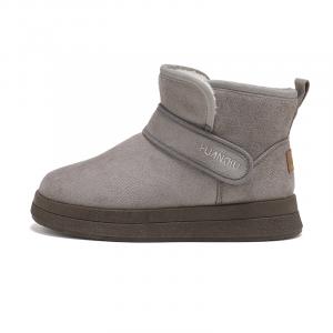 HUANQIU Термические утепленные ботинки для женщин с высотой голенища 10 см, цвет Goat Gray