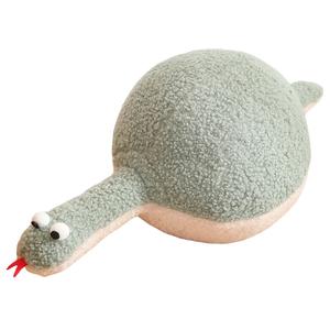 Плюшевая игрушка Round Drum Snake Dolls высотой 45см/60см Mise, Round And Plump Snake Doll-Turquoise[Shopping Bag Not Included]