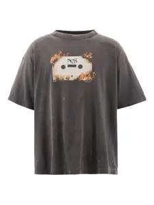 Футболка с графичным принтом Saint Mxxxxxx, черный