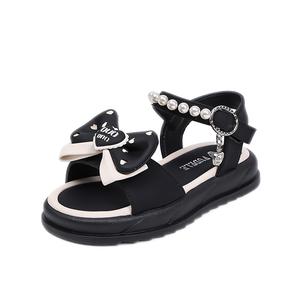 Дышащие, легкие, амортизирующие, низкие детские сандалии для детей SUPEREDGE, черный