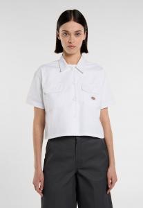 Блузка на пуговицах CROPPED WORK Dickies, белый
