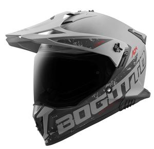 Шлем Bogotto fg-601 duo fiberglass enduro, Gray Matt