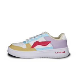 LINING Дышащие и износостойкие низкие кроссовки для скейтбординга для женщин, белые, фиолетовые, красные