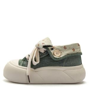 Износостойкие низкие скейтбордистские кроссовки для женщин Stae, nostalgic синий