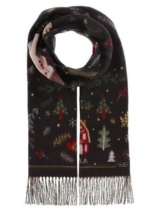 Шарф Fraas, синий