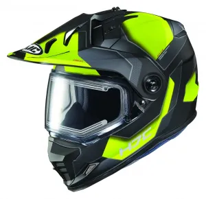Шлем HJC DS-X1 Synergy Snow Helmet - Electric Shield HJC Helmets, черный/ярко-желтый
