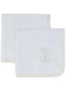 Набор из двух махровых полотенец Brunello Cucinelli, серый