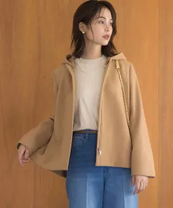 Короткое шерстяное пальто Mossa Suite, цвет Beige [033]