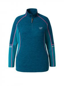 Рубашка цвета темного бензина Ulla Popken