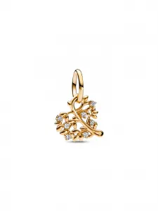 Подвеска в виде сверкающего сердца и генеалогического древа Pandora, золото