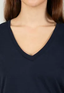 Обычная футболка с v-образным вырезом и сердечком. Coster Copenhagen, Night Sky Blue