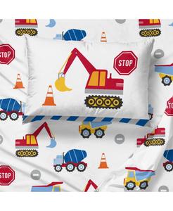 Комплект постельного белья Строительная зона (двуспальная кровать) Sunny Side Up, Multicolor