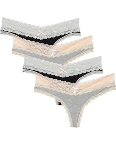 Стринги Honeydew Intimates Ahna Thong 4-Pack, цвет Assorted 1